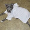 White Mid Weight Cotton Terry Cloth Big Dog Bathrobe - Image 6