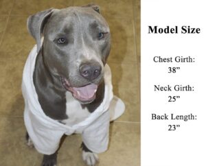 White Mid Weight Cotton Terry Cloth Big Dog Bathrobe - Image 2