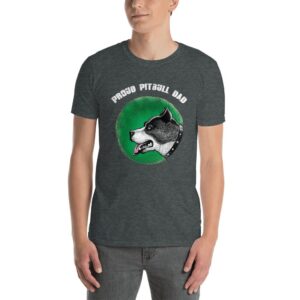 Proud Pitbull Dad Short Sleeve T-Shirt - Image 4