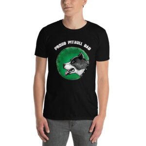 Proud Pitbull Dad Short Sleeve T-Shirt