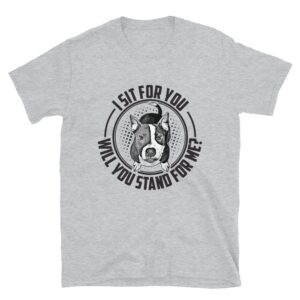 Stand For Me Pitbull Short Sleeve Unisex T-Shirt - Image 2