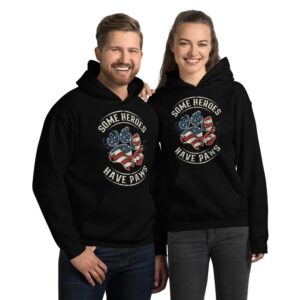 Some Heroes Have Paws Unisex Hoodie - Image 7