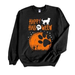 Big Dog Paw Creepy Halloween Sweatshirt