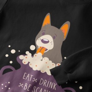 Spooky Big Dog Halloween Sweatshirt - Image 6