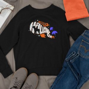 Big Dog Scary Halloween Sweatshirt - Image 6