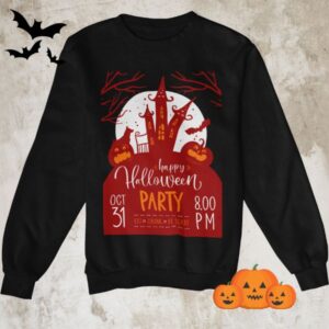 Haunted Party Halloween Sweatshirt - Image 6