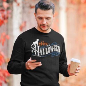 Big Dog Happy Halloween Sweatshirt - Image 2