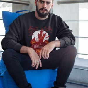 Haunted Party Halloween Sweatshirt - Image 3