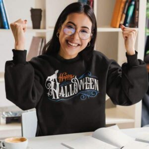 Big Dog Happy Halloween Sweatshirt - Image 6