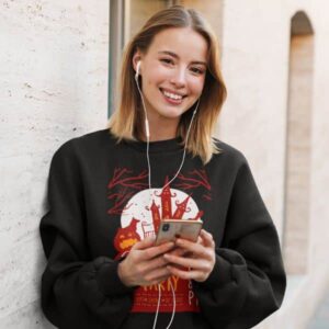 Haunted Party Halloween Sweatshirt - Image 8