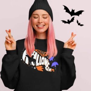 Big Dog Scary Halloween Sweatshirt - Image 7