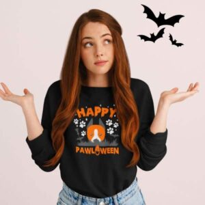 Big Dog Paw Halloween Crewneck Sweatshirt - Image 5