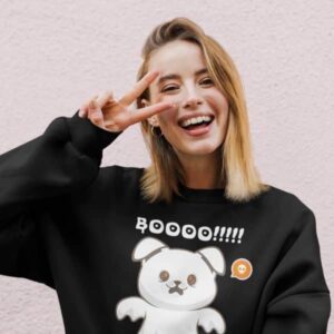 Ghost Big Dog Halloween Sweatshirt - Image 4