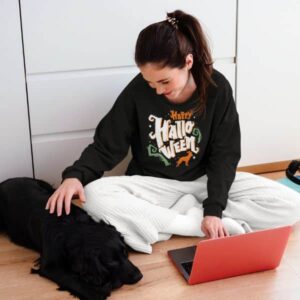 Big Dog Creative Happy Halloween Sweatshirt - Image 7