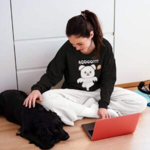 Ghost Big Dog Halloween Sweatshirt - Image 8