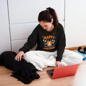 Big Dog Paw Halloween Crewneck Sweatshirt - Image 7