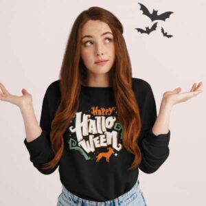 Big Dog Creative Happy Halloween Sweatshirt - Image 5
