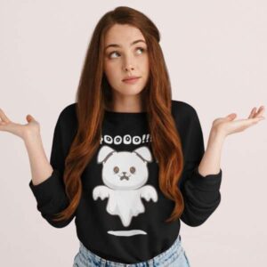 Ghost Big Dog Halloween Sweatshirt - Image 7
