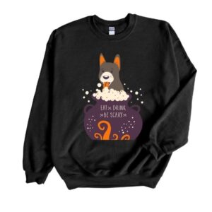Spooky Big Dog Halloween Sweatshirt