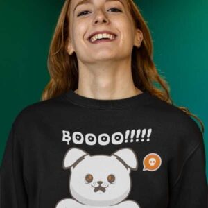 Ghost Big Dog Halloween Sweatshirt - Image 6