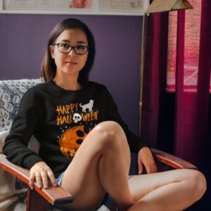 Big Dog Paw Creepy Halloween Sweatshirt - Image 3