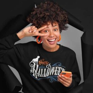 Big Dog Happy Halloween Sweatshirt - Image 8