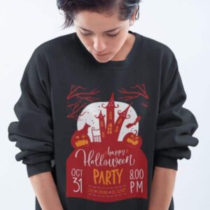 Haunted Party Halloween Sweatshirt - Image 7