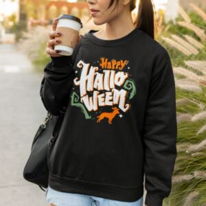 Big Dog Creative Happy Halloween Sweatshirt - Image 2
