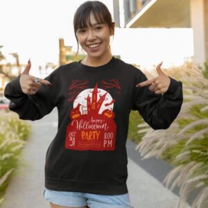 Haunted Party Halloween Sweatshirt - Image 2