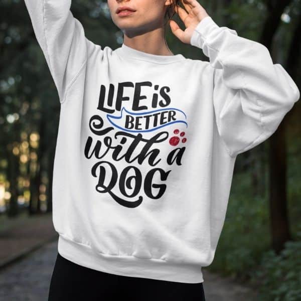 All I Need Is Coffee & My Dog" Crewneck Sweatshirt – Nice Day Vibe