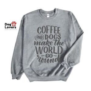 Coffee and Dogs Crewneck Sweatshirt - Image 4