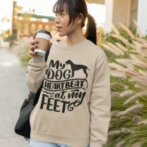 My Dog Heartbeat Crewneck Sweatshirt - Image 6