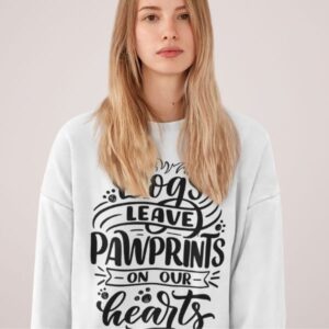 Dogs Leave Pawprints Crewneck Sweatshirt - Image 7