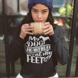 My Dog Heartbeat Crewneck Sweatshirt - Image 7