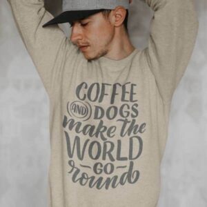 Coffee and Dogs Crewneck Sweatshirt - Image 8