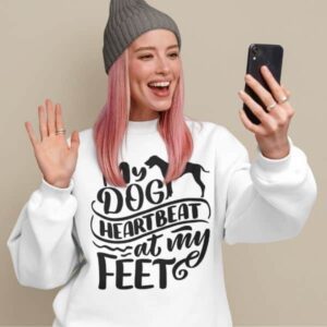 My Dog Heartbeat Crewneck Sweatshirt - Image 8