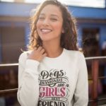 Love Coffee and Dogs Crewneck Sweatshirt, Cozy Gift for Dog Lovers, Perfect for Fall/Winter, Pet Lovers Apparel, Casual Lounge Wear
