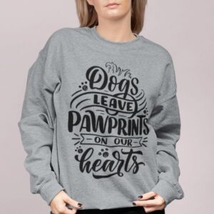 Dogs Leave Pawprints Crewneck Sweatshirt - Image 10