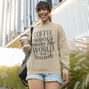 Coffee and Dogs Crewneck Sweatshirt - Image 10