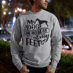 My Dog Heartbeat Crewneck Sweatshirt - Image 10