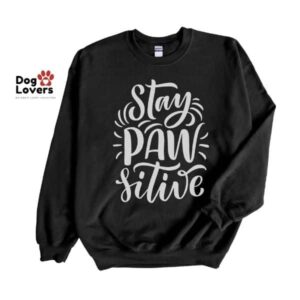 Stay Pawsitive Crewneck Sweatshirt - Image 2