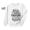 Dogs Leave Pawprints Crewneck Sweatshirt - Image 2