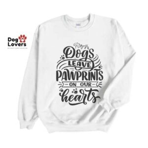 Dogs Leave Pawprints Crewneck Sweatshirt - Image 2