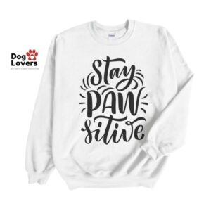 Stay Pawsitive Crewneck Sweatshirt