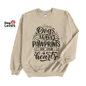 Dogs Leave Pawprints Crewneck Sweatshirt - Image 3