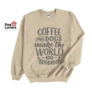 Coffee and Dogs Crewneck Sweatshirt - Image 2