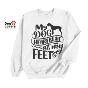 My Dog Heartbeat Crewneck Sweatshirt - Image 3