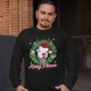 Merry Pitmas Pitbull Lovers Long Sleeve Tee - Image 7