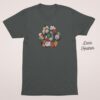 Paw Flowers Short Sleeve Cotton Tshirt - Image 8