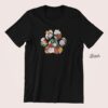 Paw Flowers Short Sleeve Cotton Tshirt - Image 9